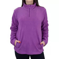 Blusa Feminina Lupo Sport Moletom Fleece Roxo - 771180