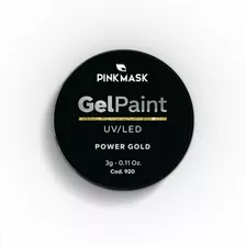 Gel Paint Pink Mask Power Gold