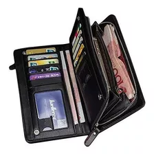 Portatarjetas De Cuero Bifold Rs Wallet Para Hombre De Gran