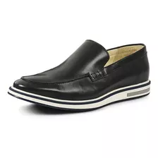 Sapato Casual Masculino Loafer Stone Slim Reverso 1131 Preto