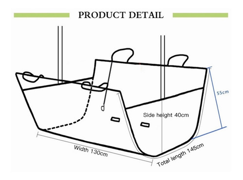 Funda Impermeable Cubierto Cubre Asiento Mascota Auto Perro Foto 8