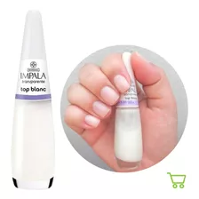 Esmalte Impala Top Blanc Transparente Francesinha Branquinho