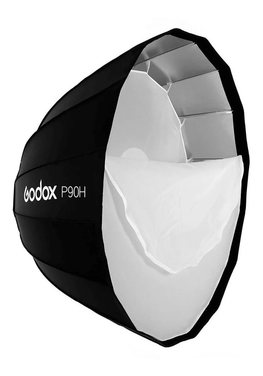 Softbox Parabólico Godox 90cm Para Flashes Encaixe Bowens