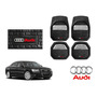Emblema Audi Compatible S4 Parrilla !! No Grapas  Plata