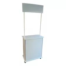 Balcão Degustação Mdf Stand Desmontável Pdv Suporta 30kg