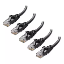 Cable Matters, 10 Gbps, Paquete De 5 Cables Ethernet Cat 6,