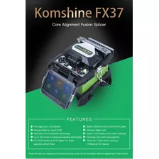 Komshine-máquina De Empalme De Fibra Óptica Fx37