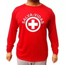 Camiseta Salva Vidas Com Proteção Uv 45+ Qualidade Premium