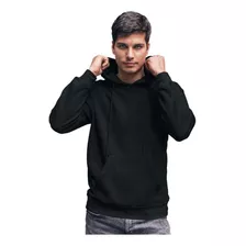  Blusa De Moletom Canguru Preto