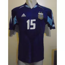 Camiseta Argentina J Olímpicos 2004 D'alessandro #15 River M