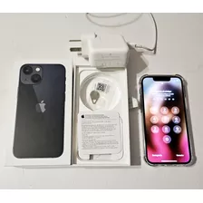  iPhone 13 Mini 128gb Negro Con Cobertor Y Cargador. Sin Uso