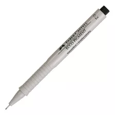 Marcador Faber-castell Ecco Pgment Punta Fina Negro