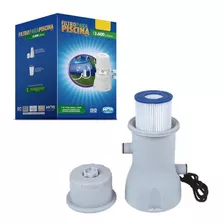 Filtro Piscina 110v Ou 220v Bomba Vazão 3.600 L/h Refil Mor