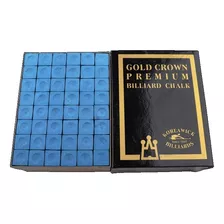 Caja De Tizas 144 Unidades, Gold Crown Premium Azul