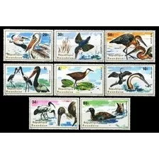 Fauna - Aves Acuáticas - Ruanda - Serie Mint