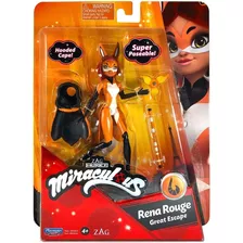 Muñeca Miraculous - Rena Rouge Great Escape Con Accesorios