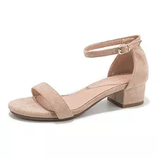 Ielgy Sandalias Mujer Zapatos Banquete 3 Cm Tacón Grueso