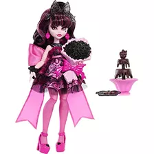 Boneca Monster High Draculaura Em Vestido De Festa Monster B