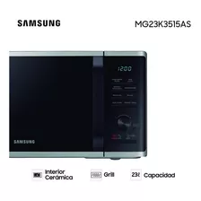 Microondas Samsung Con Grill 800w 23l 6 Niv. Eco Mode