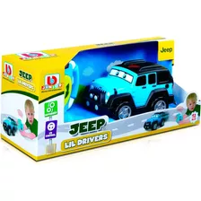 Jeep Azul Burago Junior A Control Remoto Febo