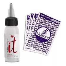 Stencil Transfer It 30ml + 4 Papel Hectografico Tattoo