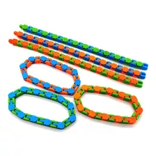 Wacky Track Fidget Snap And Click Serpiente Juguete X1