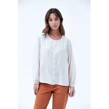 Blusa Poplin Nano Liso Lisboa #2321