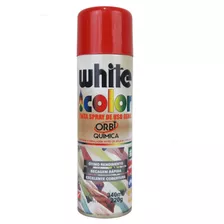 Tinta Spray De Uso Geral White Color Vermelho Orbi Química 3