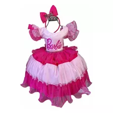 Vestido Infantil Lig Lig Con Temática De Barbie