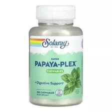 Super Papaya-plex Enzymas Digest. X180 Comp. Masticables
