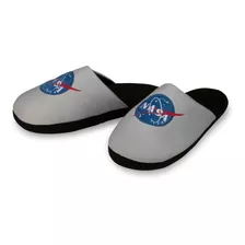 Pantufa Nasa Cinza Sola De Borracha Tamanho 34/43