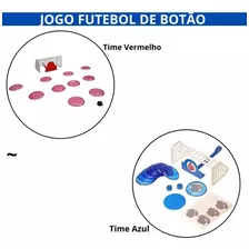 Jogo De Futebol De Botão - Importadora Cor Azul/vermelho