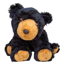 Urso De Pelúcia Realista Preto - Sunn Toys