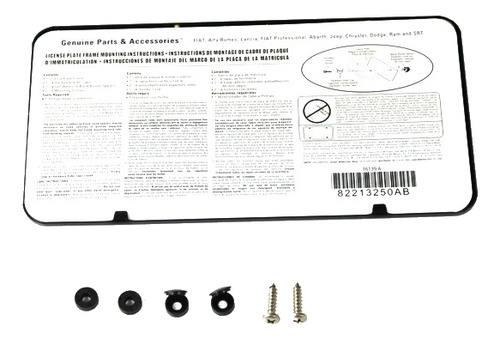 Portaplacas Negro Prowler Chrysler 01/02 Foto 3