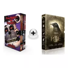 Kit De Livros: Box Five Nights At Freddy's - Trilogia Completa & Box Obras De Edgar Allan Poe (um Encontro Marcado Com Os Temidos Animatrônicos, Os Sinistros Bonecos De Fnaf E O Gato Preto E Outros)