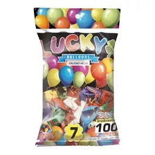 100 Bolsas Con 50 Globos De Latex Colores ; Tamaño 7