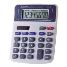 Calculadora Básica Aurora 8 Dígitos Computadora Calc Dual Dt