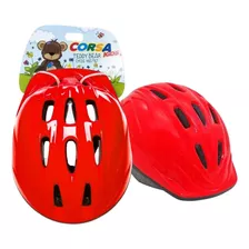 Capacete Cor Vermelho Tamanho M Infantil Bicicleta Corsa Kid