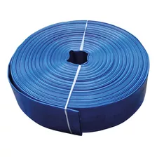 Manguera De Agua Plana Bombeo Para Riego 2 Pulgadas 100 Mts Color Azul