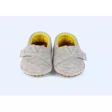 Zapato Alpargata Bebé Toms Crib - Grey Jersey