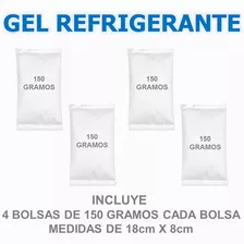 Gel Frio Refrigerante X 150 Gramos 4 Unidades Reutilizable