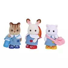 Calico Critters Juego De Amigos De Guardería Con 3 Figuras