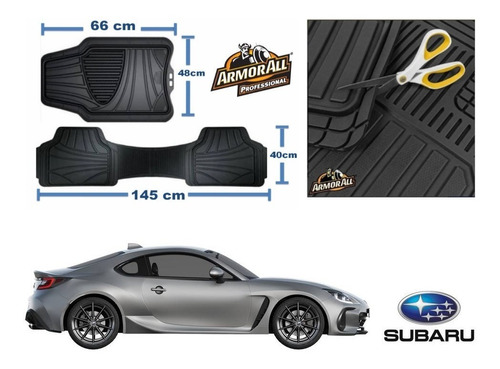 Tapetes Uso Rudo + Cajuela Subaru Brz 2023 Armor All Foto 7