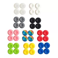 100 Grips Coloridos De Silicone Xbox Ps4 Ps5 Ps3 10pin 19mm