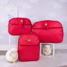 Kit Bolsas Maternidade Com Mochila Bebê Recém Nascido