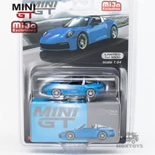 Mini Gt Mijo 1:64 Por 911 Targa 4s Shark Bl
