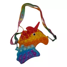 Cartera Bandolera Unicornio Anti Estres Pop It Regalo!