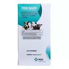 Tick Gard Pour On 1litro - Msd Saude Animal - Rebanho/ Gado