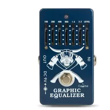 Pedal Caline Equalizador 6 Bandas Guitarra Baixo+ Nf + Gtia