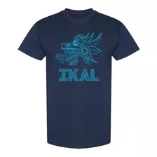 Diseño De Kukulkán Azul. Ikal. Camiseta De Hombre